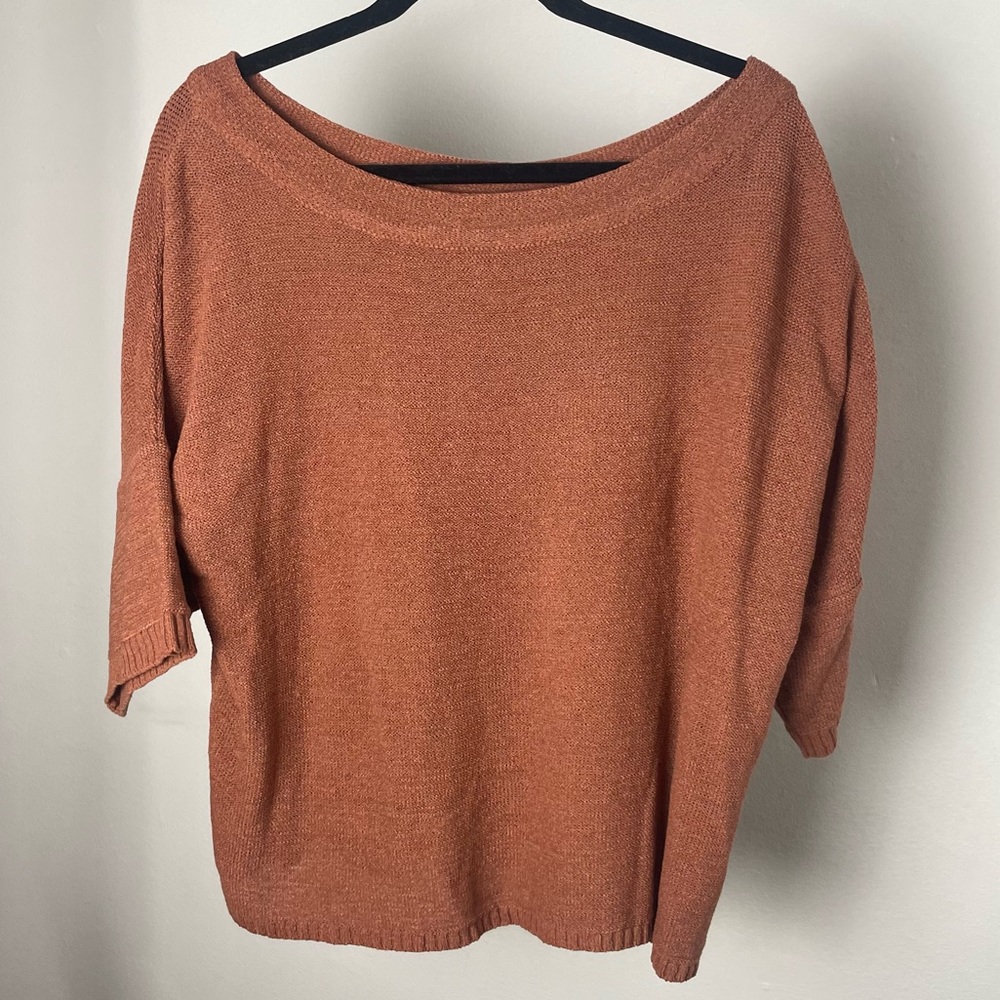 Pink Lily Muted Orange Sweater